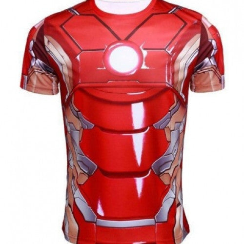 3 Compression of Hero Men T-shirt Fitness