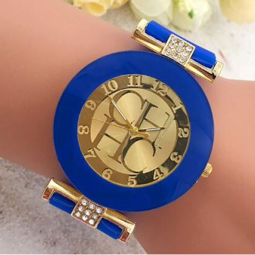 Brand Gold Geneva Casual Quartz Watch